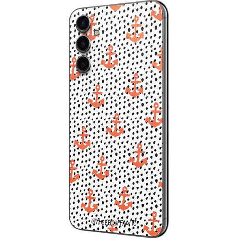 Bouffants and Broken Hearts Anchors and Dots Galaxy A14 5G Skin